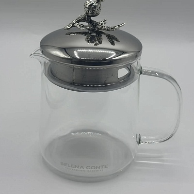 Чайник заварочный 1200 мл гранат сталь  selena 51971 купить