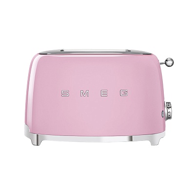 Тостер на 2 ломтика 950Вт."Smeg" розовый 70623 купить
