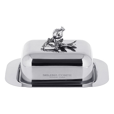 Масленка гранат сталь selena agata 50751 купить