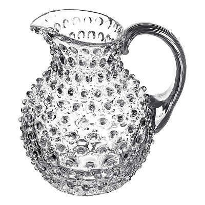 Кувшин 750мл."Kvetna Полка Дот 16200" прозрачный, платиновый 78724 купить