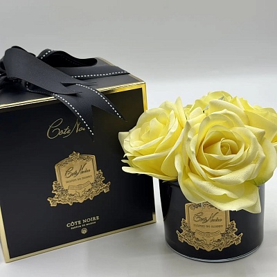 Ароматизированный букет "5ROSES желтый  Côte Noire 83159 купить