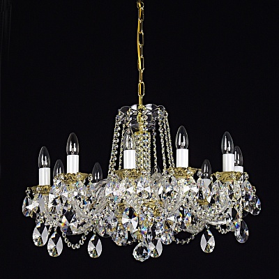 Люстра 10рожк.70см."10101-10" Prousek 24338 купить