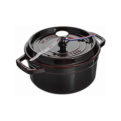 Кокот круглый, 22 см, 2,6 л, гранатовый Staub 54588 купить